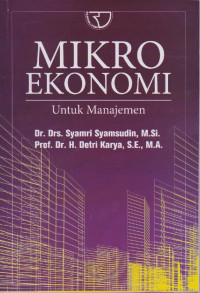 Mikroekonomi Untuk Manajemen